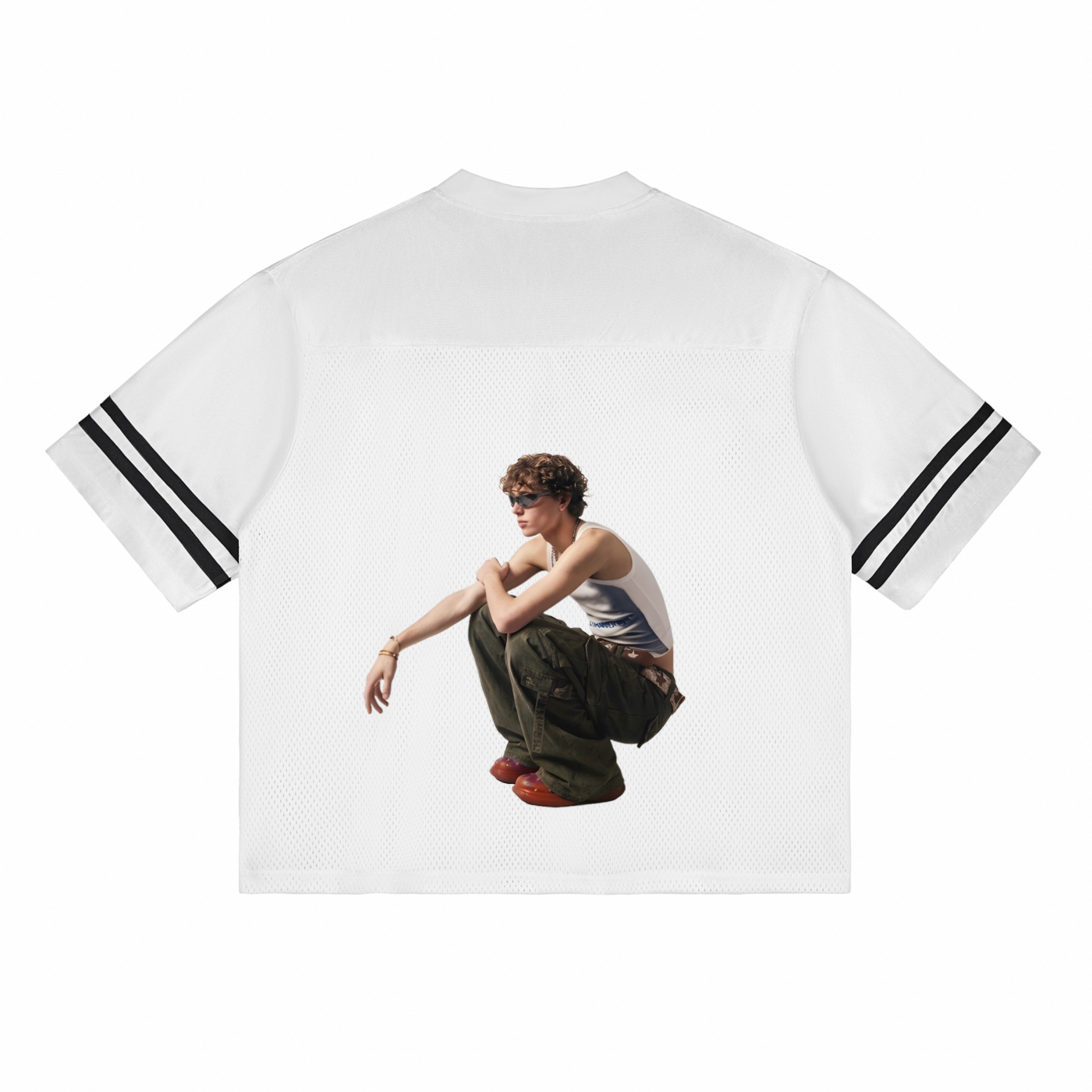 YNM - Taped Mesh T-Shirt